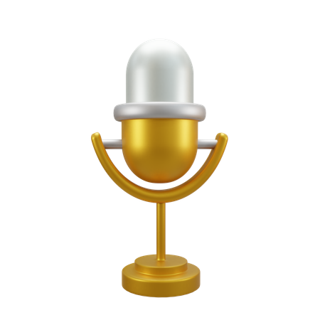 Microphone  3D Icon