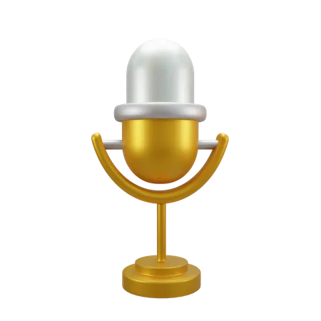 Microphone  3D Icon