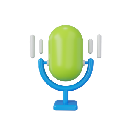 Microphone  3D Icon