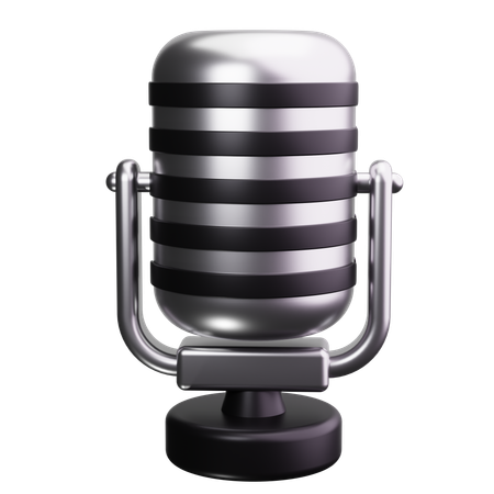 Microphone  3D Icon