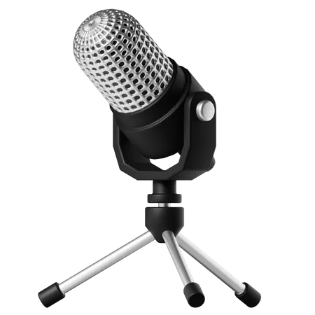 Microphone  3D Icon