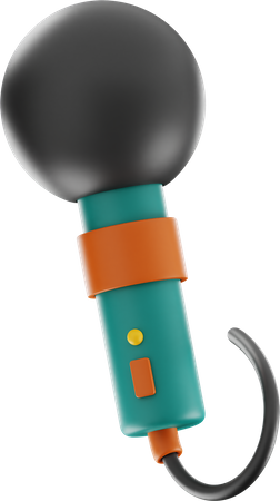 Microphone  3D Icon