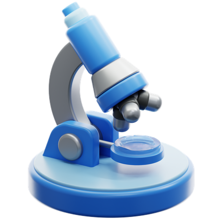 Microscope  3D Icon