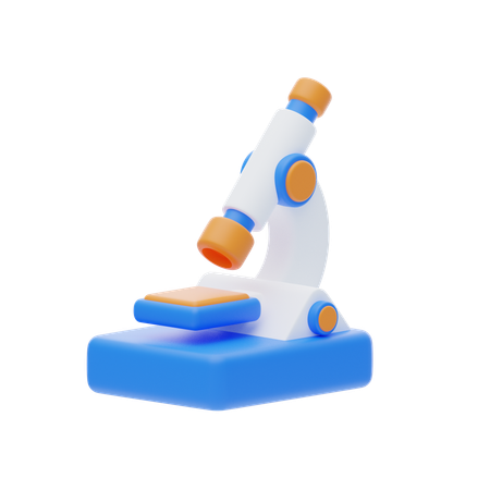 Microscope  3D Icon