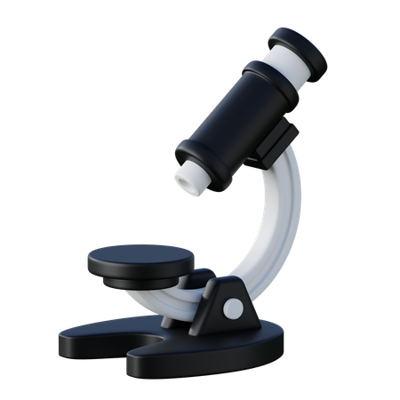 Microscope  3D Icon