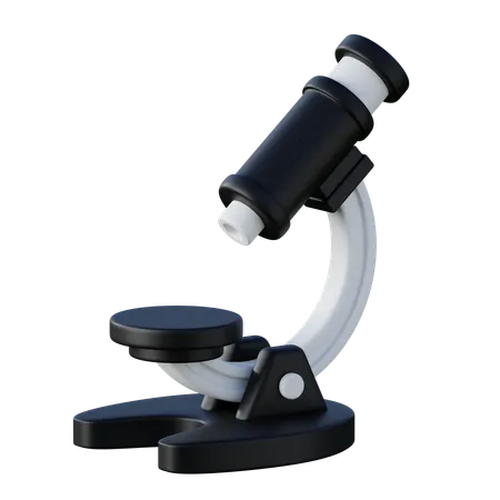 Microscope  3D Icon