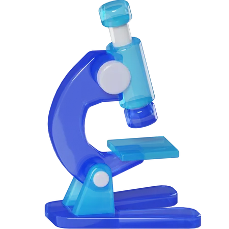 Microscope  3D Icon