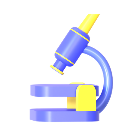 Microscope  3D Icon