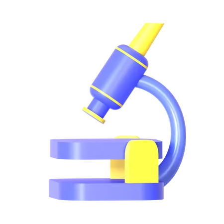 Microscope  3D Icon