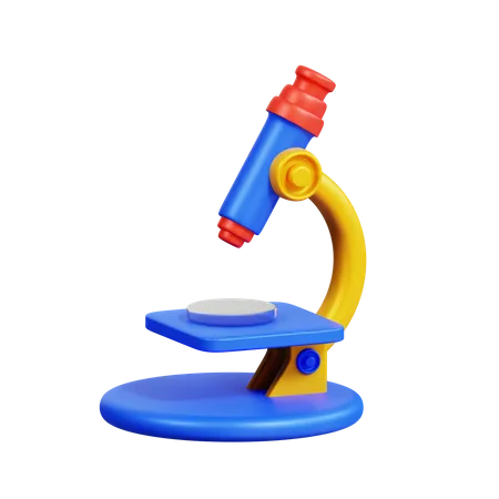 Microscope  3D Icon