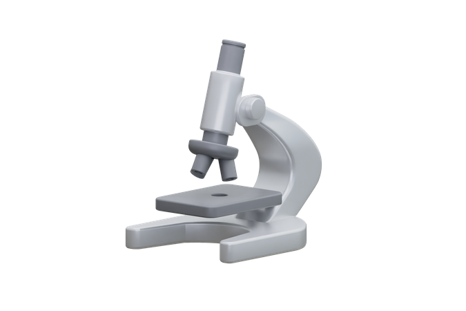 Microscope  3D Icon