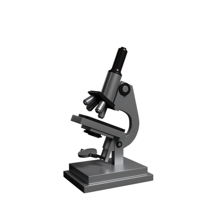 Microscope  3D Icon