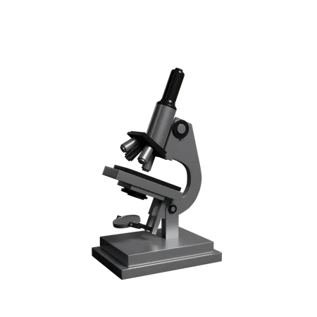 Microscope  3D Icon