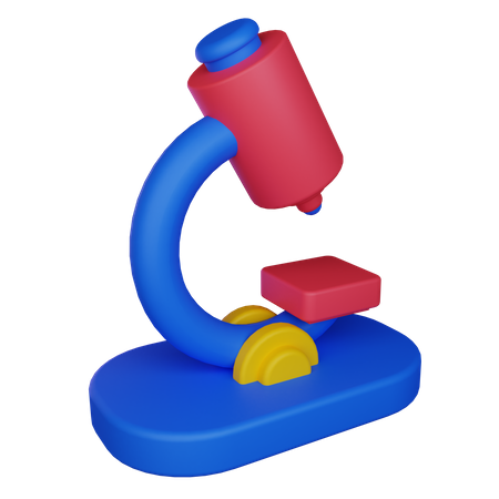 Microscope  3D Icon