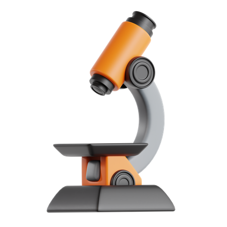 Microscope  3D Icon