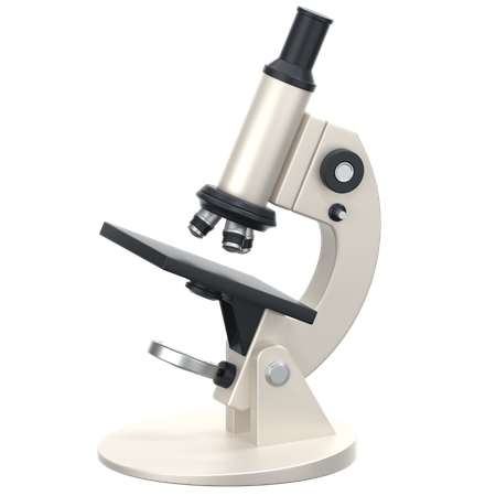 Microscope  3D Icon