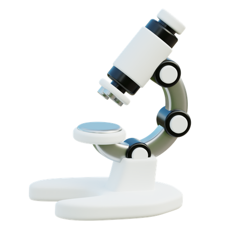 Microscope  3D Icon