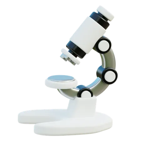 Microscope  3D Icon