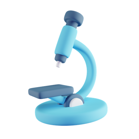 Microscope  3D Icon