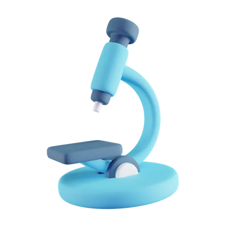 Microscope  3D Icon