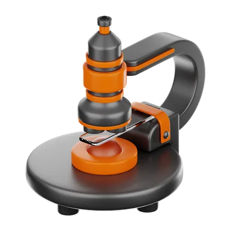 Microscope  3D Icon