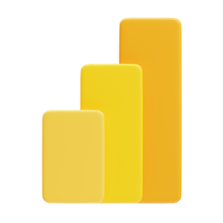 Microsoft Power BI  3D Icon