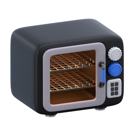 Microwave  3D Icon