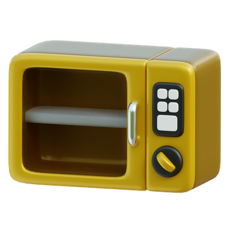 Microwave  3D Icon