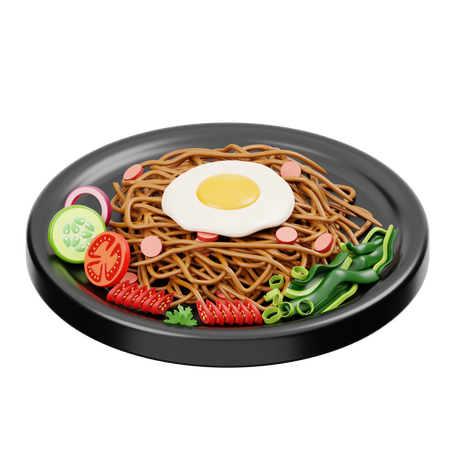 Mie Goreng  3D Icon