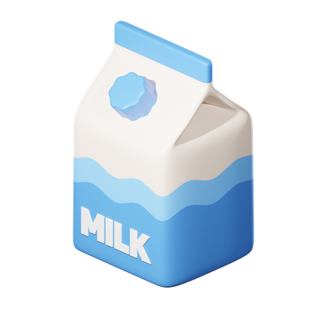 Milch  3D Icon