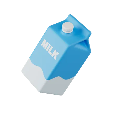 Milch  3D Illustration