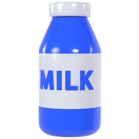 Milch  3D Illustration