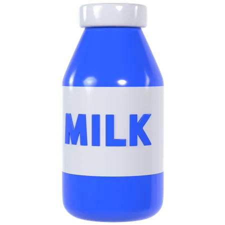 Milch  3D Illustration