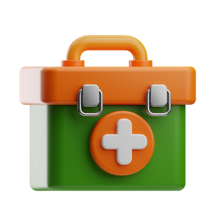 Military First Aid Kit  3D Icon