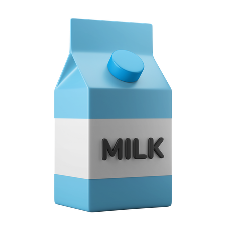 Milk  3D Icon