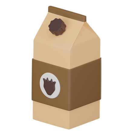 Milk Box  3D Icon