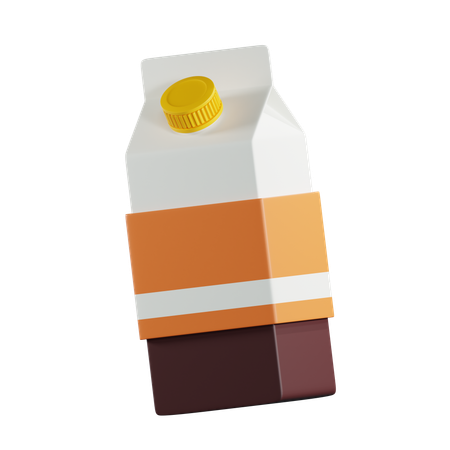 Milk Box  3D Icon