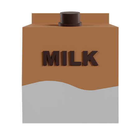 Milk Box  3D Icon