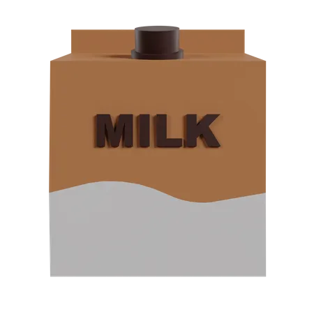 Milk Box  3D Icon