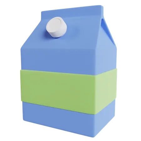 Milk Box  3D Icon