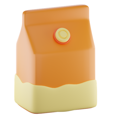 Milk Box  3D Icon