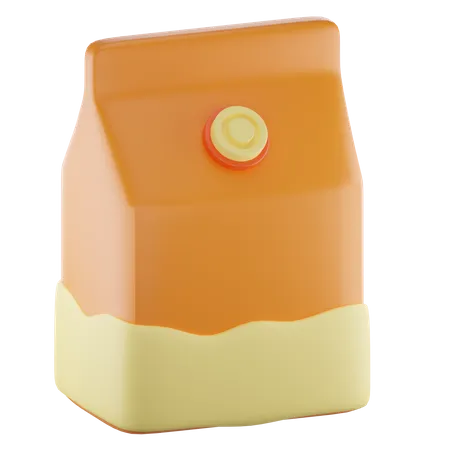 Milk Box  3D Icon