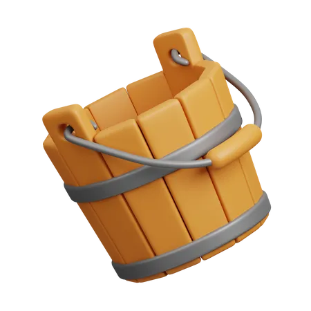 Milk Bucket  3D Icon