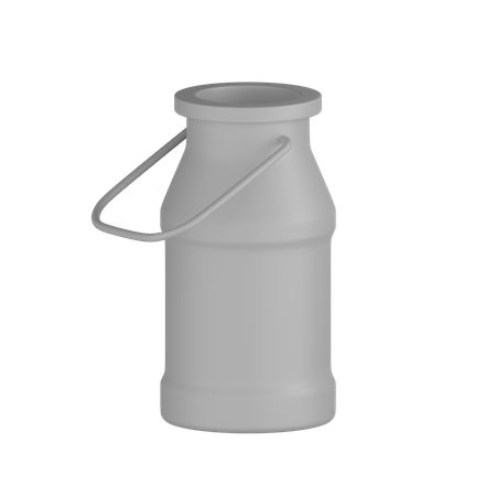 Milk Can  3D Icon