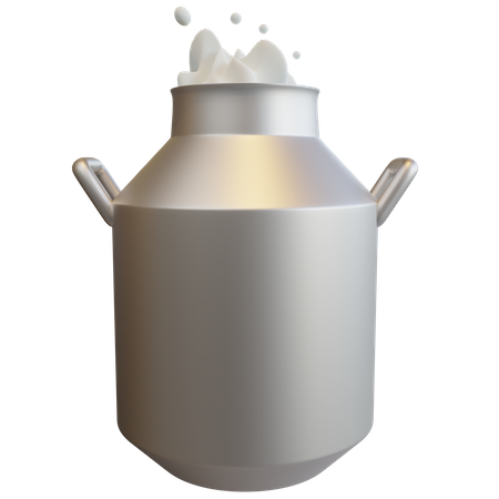 Milk Can  3D Icon