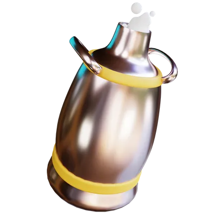 Milk Can  3D Icon