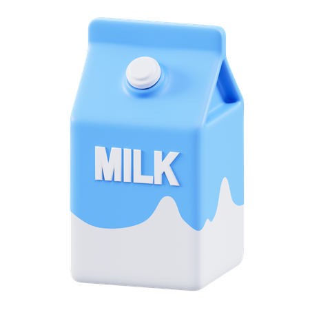 Milk Container  3D Icon