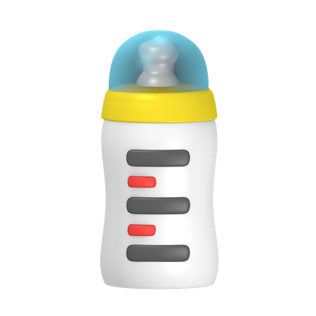 Milk Pacifier Dot  3D Illustration