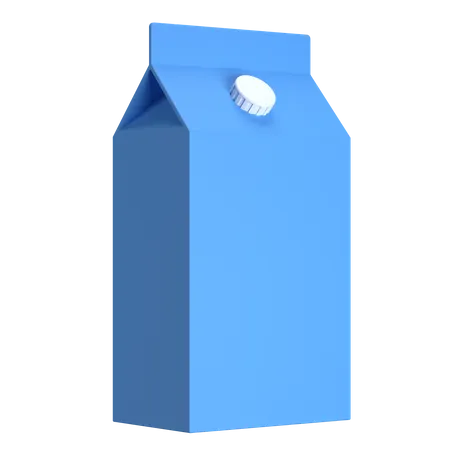 Milk Pack  3D Illustration