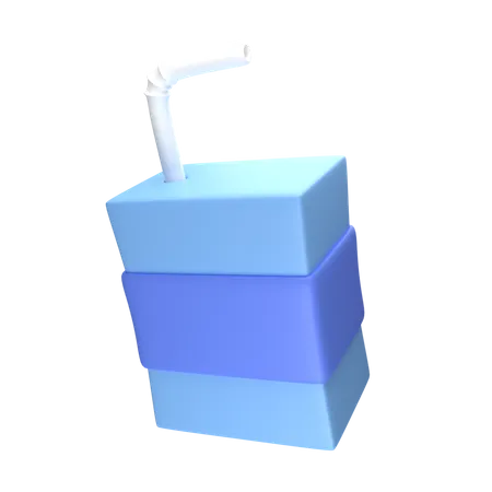 Milk Pack  3D Icon